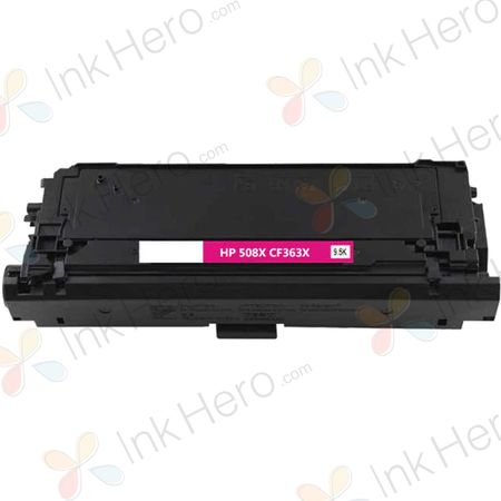 HP 508X Magenta Compatible High-Yield Toner Cartridge (CF363X)