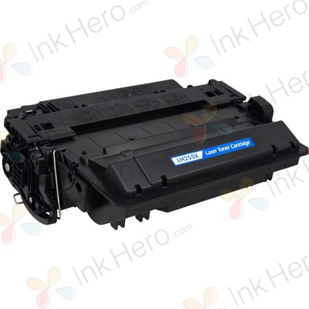 HP 55X High-Yield Black Compatible Toner Cartridge (CE255X)