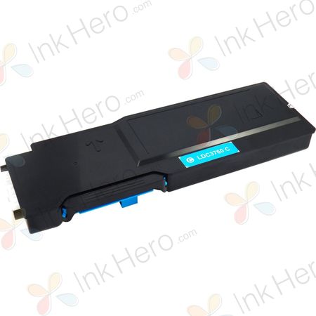 Dell C3760n/ C3760dn/ C3765dnf Cyan Compatible High-Yield Toner Cartridge