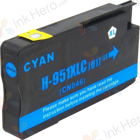 HP 951XL Cyan High-Yield Compatible Ink Cartridge (CN046AA)