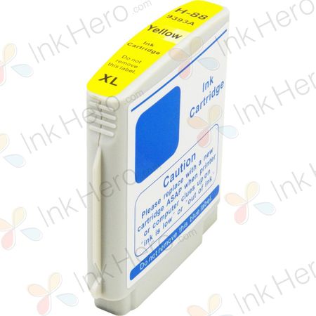 HP 88XL Yellow High-Yield Remanufactured Ink Cartridge (C9393AA)