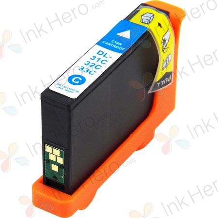 Dell Series 33/34 Cyan Compatible Extra High-Yield Ink Cartridge