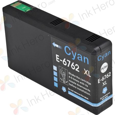 Epson 676XL Cyan High-Yield Compatible Ink Cartridge (C13T676292)