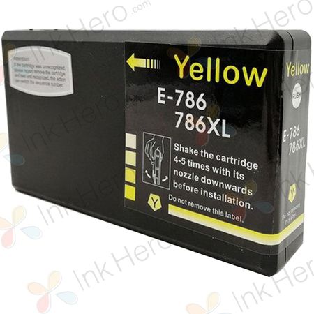 Epson 786XL Yellow High-Yield Compatible Ink Cartridge (C13T787492)