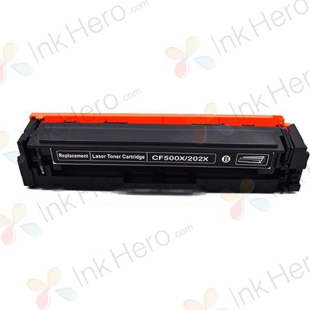 HP 202X Black Compatible High-Yield Toner Cartridge (CF500X)