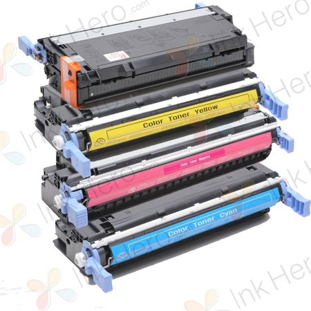 4 Pack Compatible Samsung CLP-610, CLP-660 Toner Cartridges