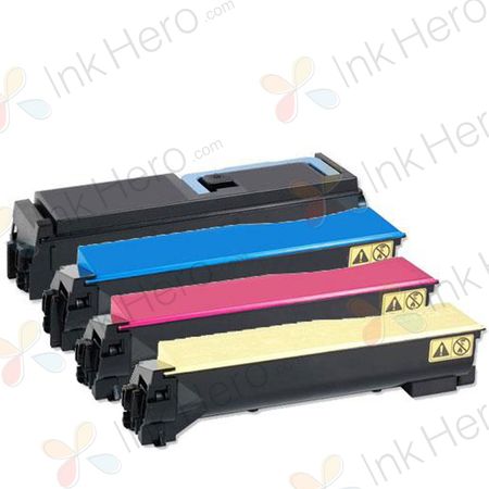 Kyocera 4 Pack TK-544 Remanufactured Toner Cartridges