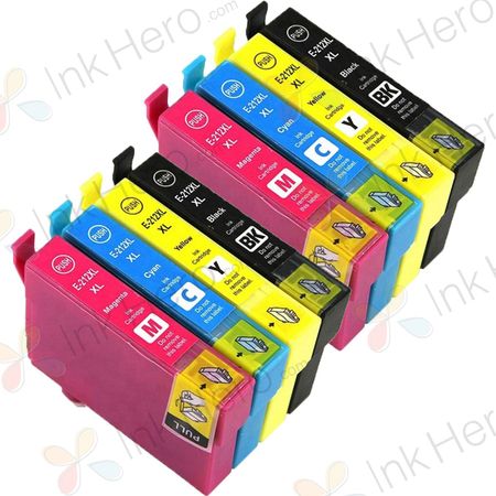 8 Pack Epson 212XL High-Yield Compatible Ink Cartridges