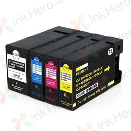 4 Pack Canon PGI-1600XL High-Yield Compatible Ink Cartridges