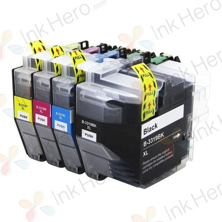 4 Pack Brother LC3319 Compatible Super High-Yield Ink Cartridges