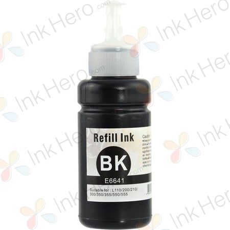 Epson T664 Black Compatible Ink Bottle