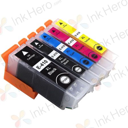 5 Pack Epson 410XL High-Yield Compatible Ink Cartridges