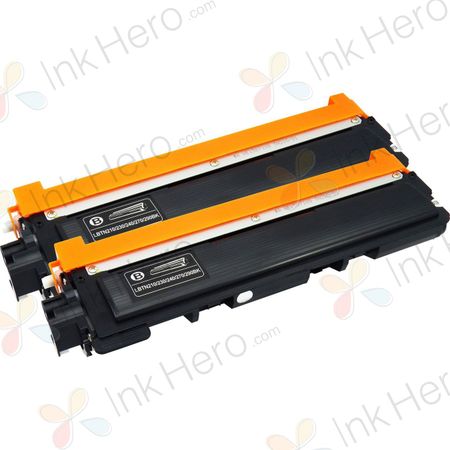 2 Pack Brother TN240BK Black Compatible Toner Cartridges