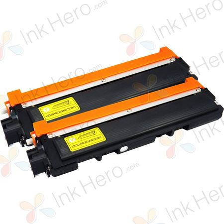 2 Pack Brother TN240Y Yellow Compatible Toner Cartridges