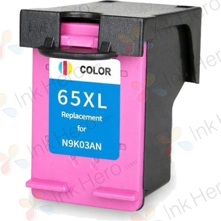 HP 65XL Color Remanufactured High-Yield Ink Cartrdige (N9K03AA)