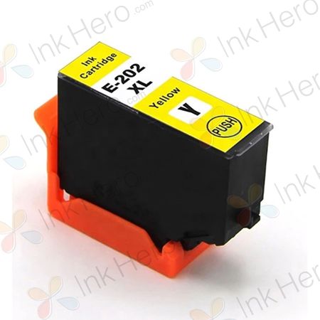 Epson 202XL Yellow High-Yield Compatible Ink Cartridge (C13T02P492)