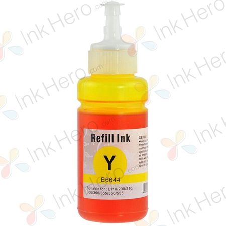 Epson T664 Yellow Compatible Ink Bottle